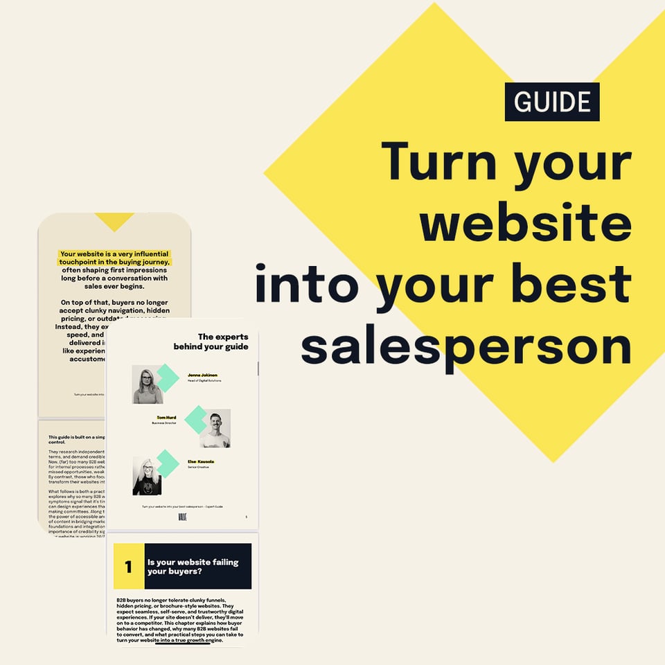 Turn your website into your best salesperson
