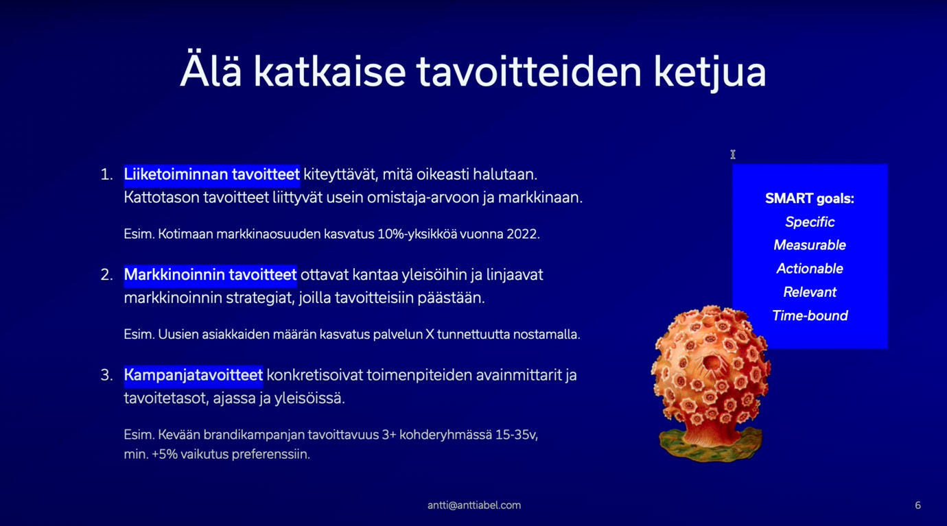 3 Webinaari - Ala katkaise tavoitteiden ketjua